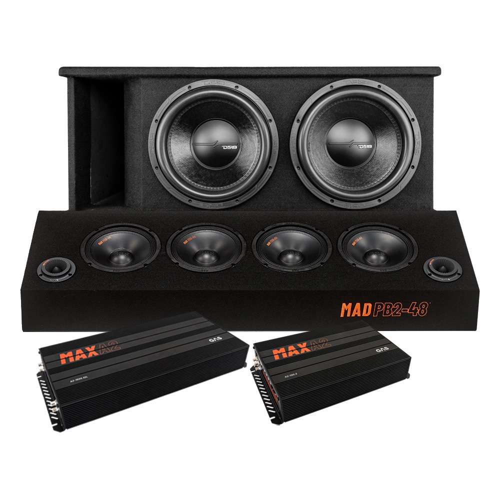 DS18 ZR212LD mit GAS MAD PB2-48, schweres Bass-Set