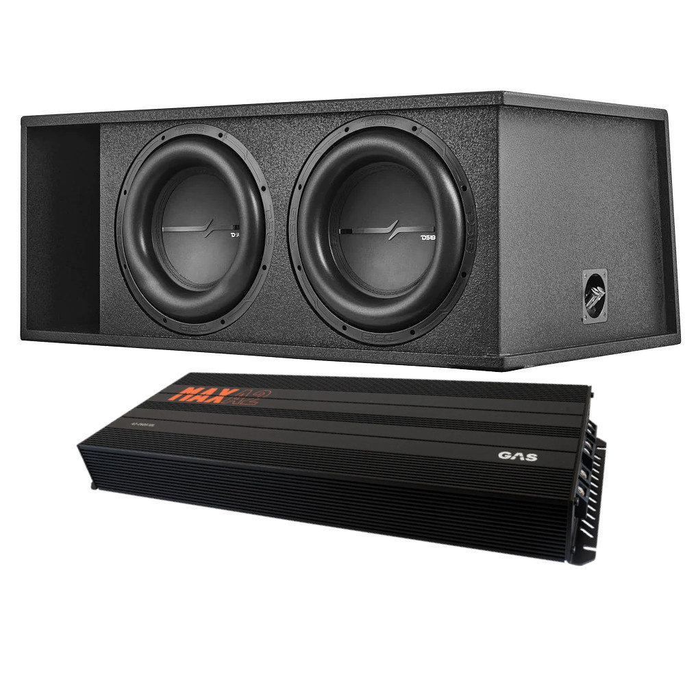 DS18 ZXI-212LD.RG mit GAS MAX A2-2500.1DL, schweres Basspaket