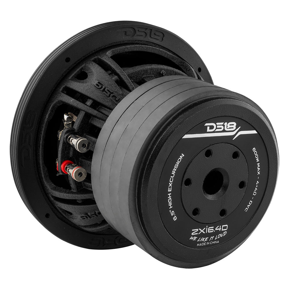 2er-Pack DS18 ZXI6.4D, Langhub-6,5-Zoll-Basslautsprecher