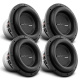 4er-Pack DS18 ZXI8.2D, Langhub-8-Zoll-Basslautsprecher 4er-Pack DS18 ZXI8.2D, Langhub-8-Zoll-Basslautsprecher