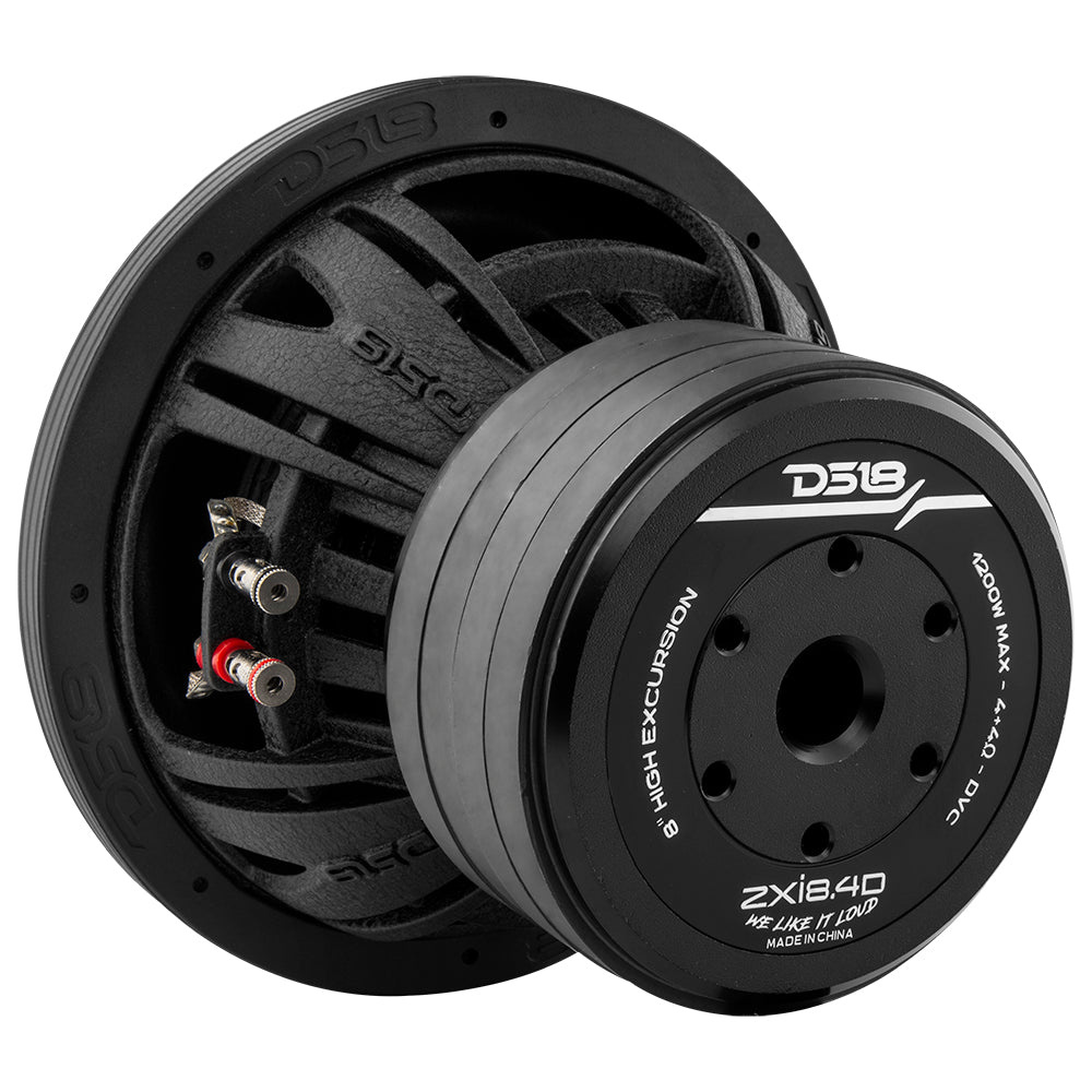 2er-Pack DS18 ZXI8.4D, Langhub-8-Zoll-Basslautsprecher